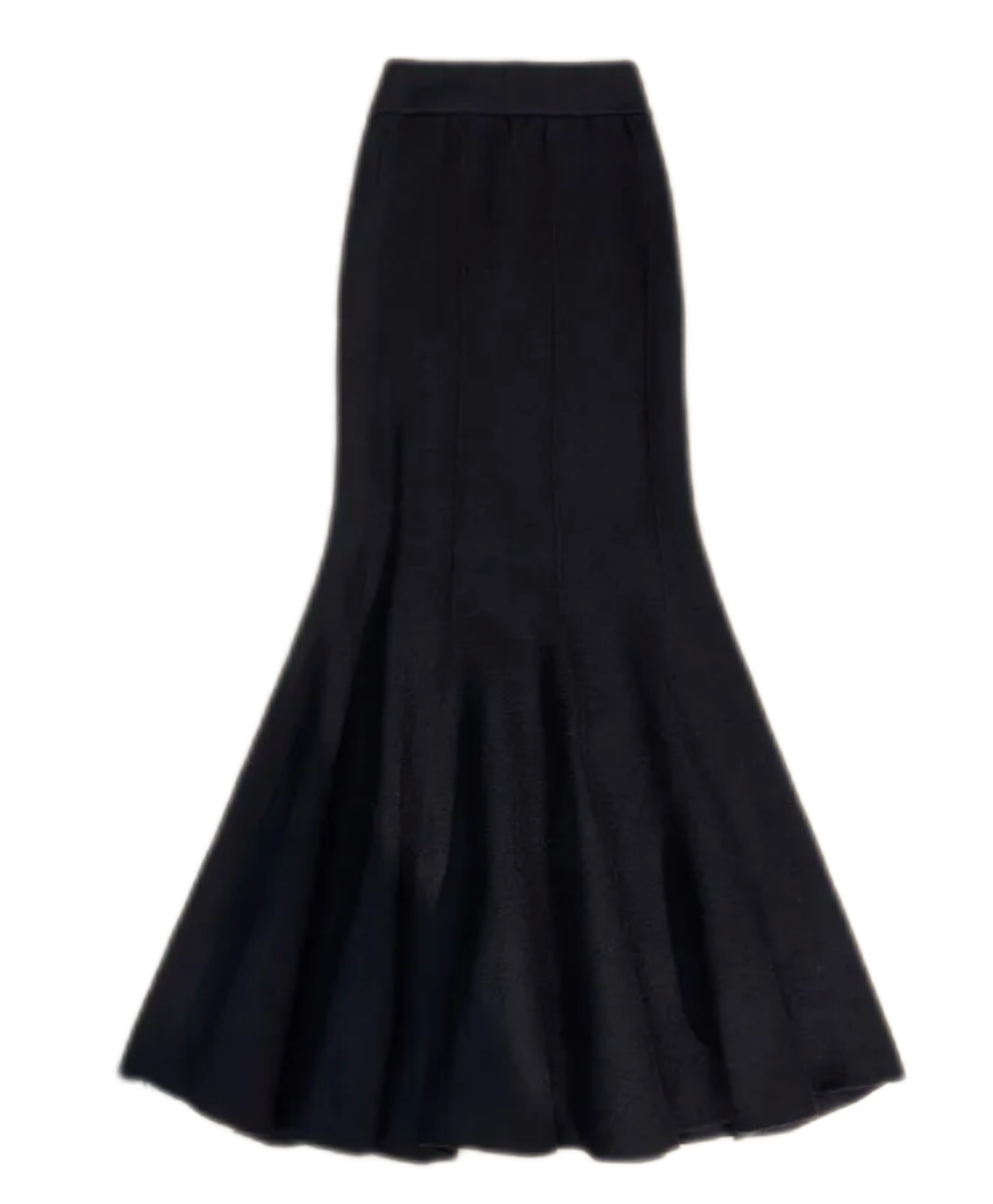 High Waist Slim Trumpet Mermaid Ankle Length Skirt