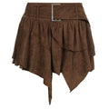Skirt for Women Multi-Layer Half High Waist and Leg Length A-Line Skirt