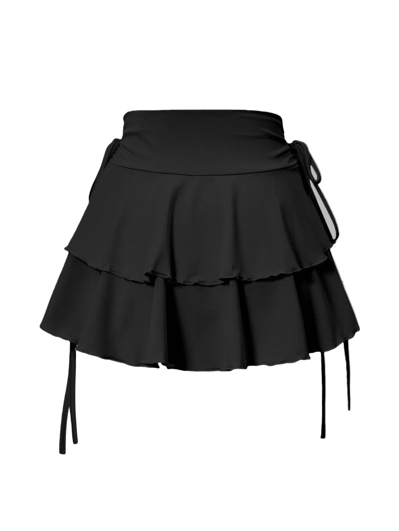 Solid Color Women’s Summer Fashion High Waist Slim Fit Elastic Waist Skirt
