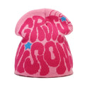 Pink Visions Letter Knitted Toque Skullcap
