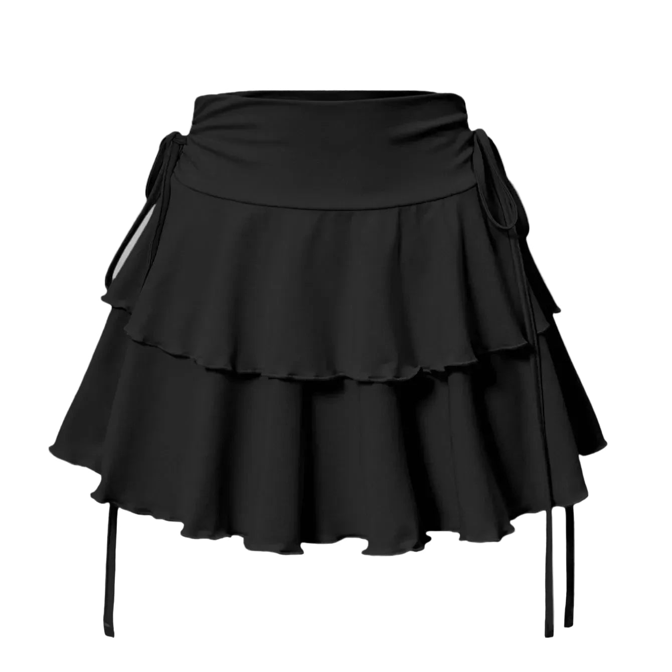 Solid Color Women’s Summer Fashion High Waist Slim Fit Elastic Waist Skirt